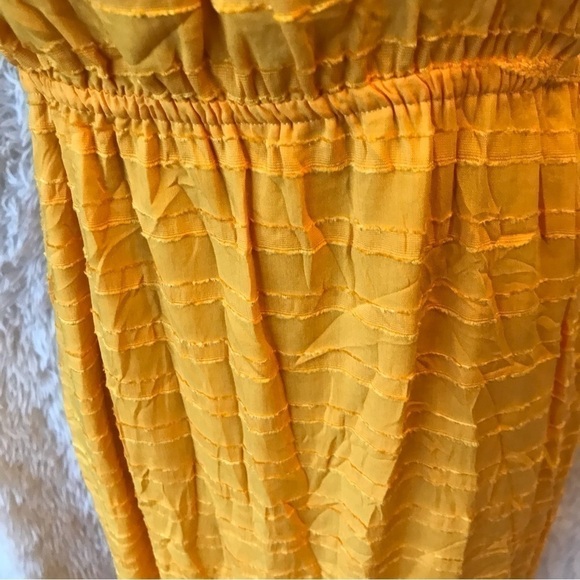 SKIES are blue summer maxi ruffled dress with spaghetti straps size large. New. - Picture 6 of 12